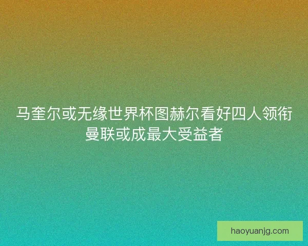 马奎尔或无缘世界杯图赫尔看好四人领衔曼联或成最大受益者